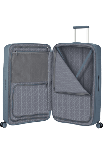 Valigia Grande Espandibile American Tourister Fastforward Spinner con TSA 78 cm Steel Blue
