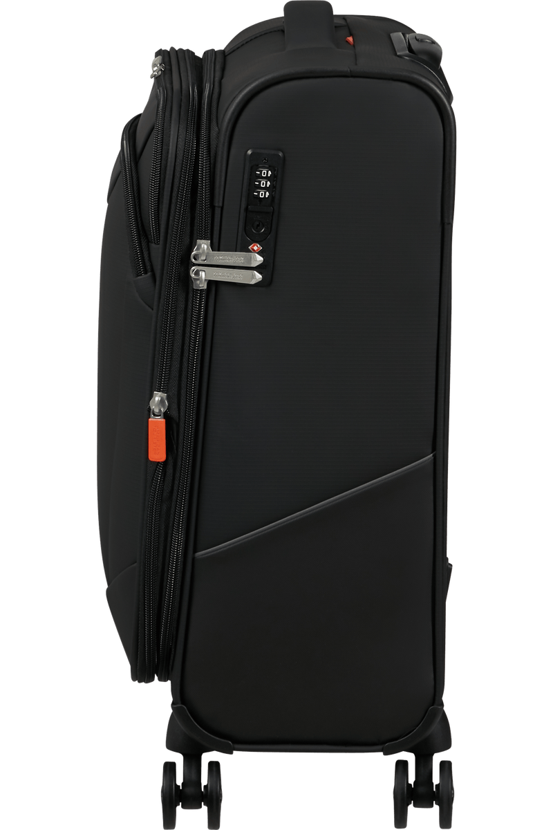 Valigia Morbida da Cabina Espandibile American Tourister SummerRide Spinner con TSA Black