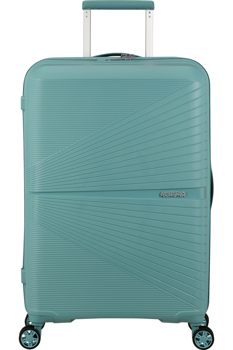 Valigia Media American Tourister Airconic Spinner 67 cm con TSA Dusty Turquoise