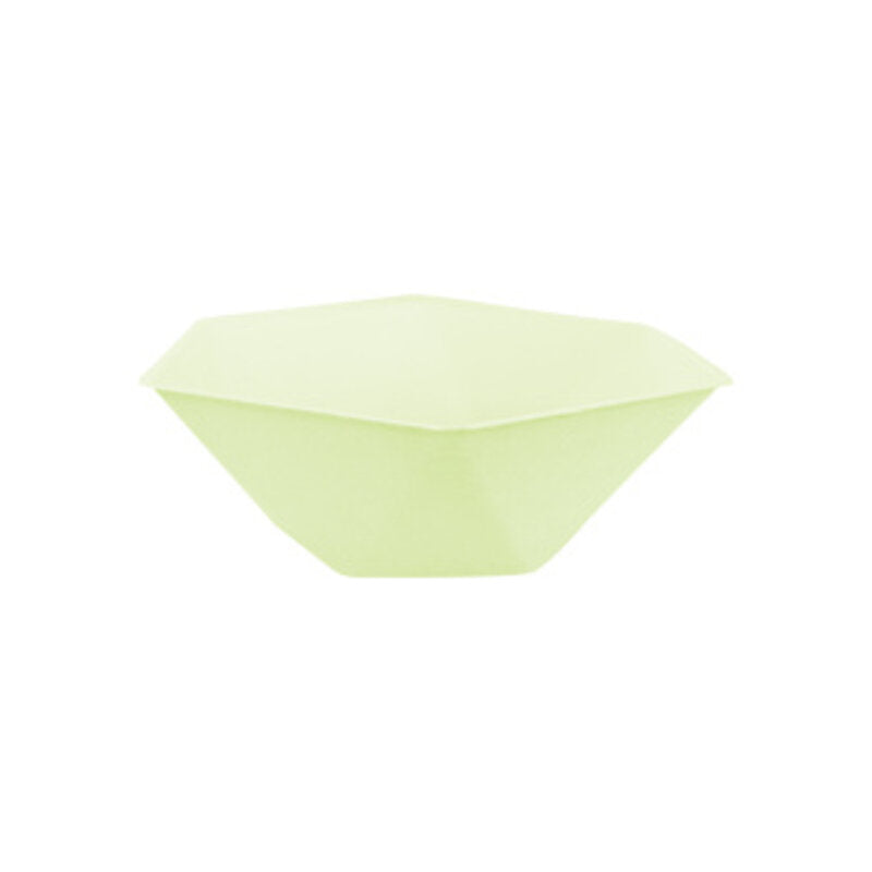 Piatto Fondo Biocompostabile Esagonale Verde Chiaro 16 x 14 cm - 6 pezzi