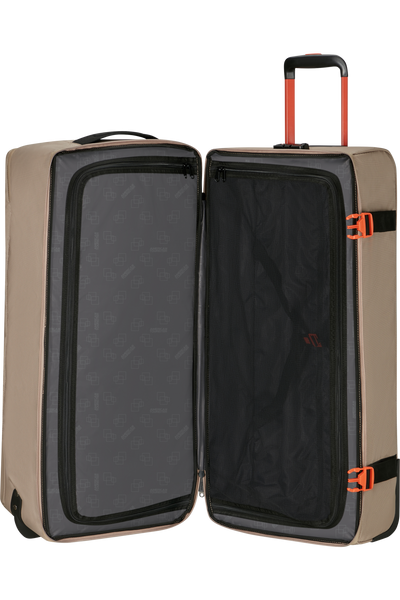 Borsone con Ruote American Tourister Urban Track L Coated Beige e Orange