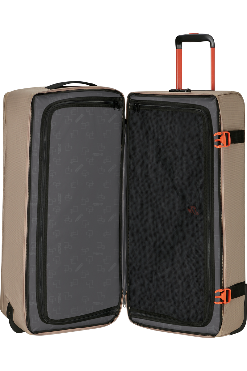 Borsone con Ruote American Tourister Urban Track L Coated Beige e Orange