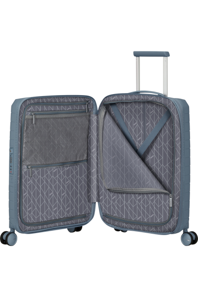 Valigia da Cabina Espandibile American Tourister Fastforward Spinner con TSA 55 cm Steel Blue