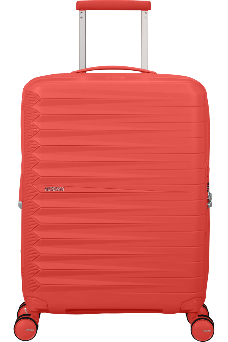 Valigia da Cabina Espandibile American Tourister Fastforward Spinner con TSA 55 cm Sunset Coral