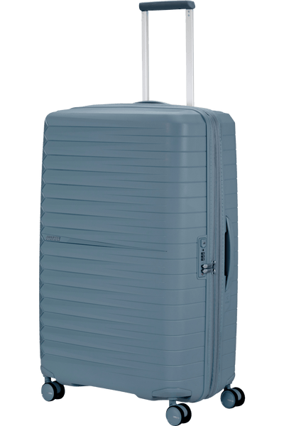 Valigia Grande Espandibile American Tourister Fastforward Spinner con TSA 78 cm Steel Blue