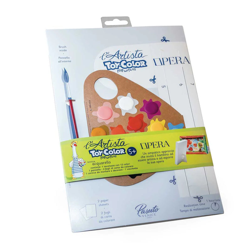 Creative Set Toycolor Opera con Acquerelli e Accessori - 4 pezzi