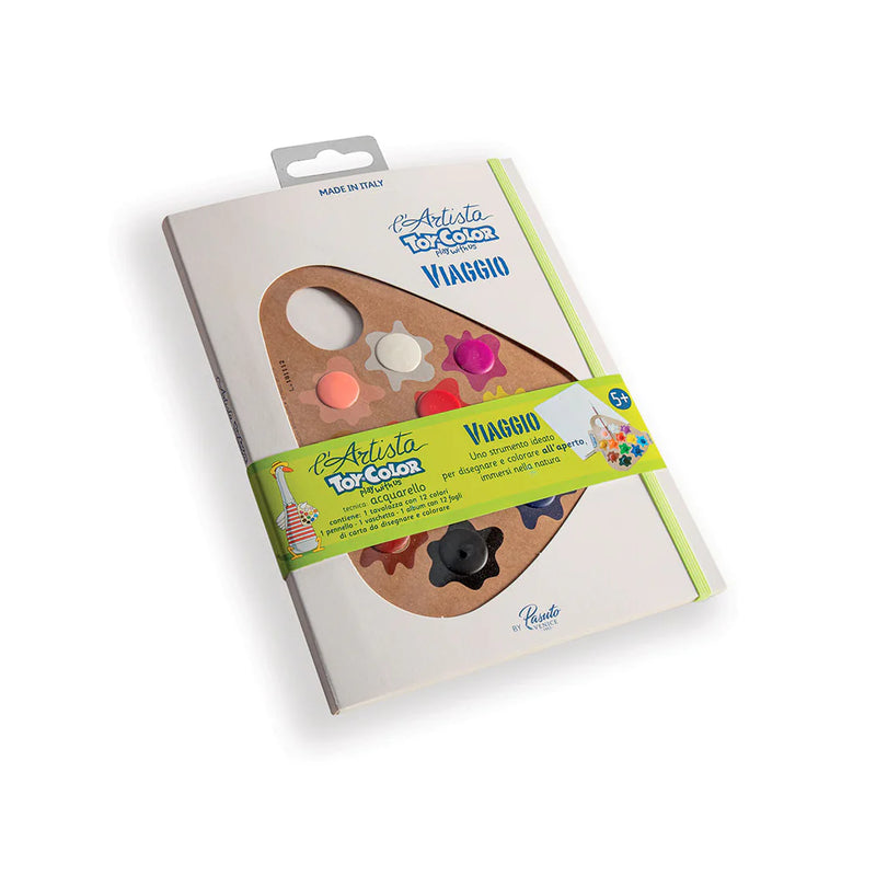 Creative Set da Viaggio Toycolor con Acquerelli - 4 pezzi