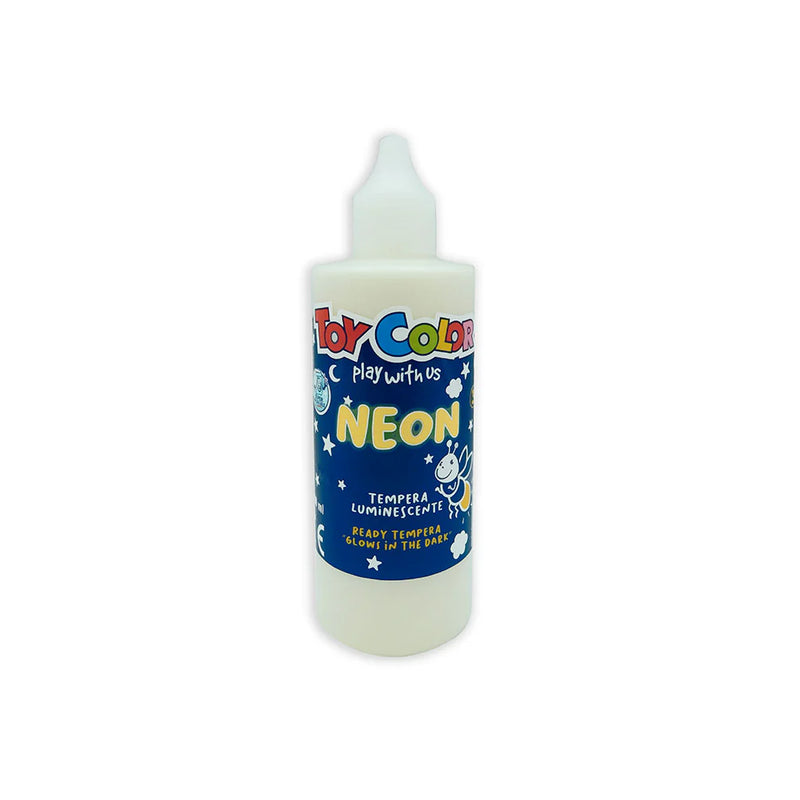 Tempera Super Lavabile Toycolor Neon Luminescente 100 ml