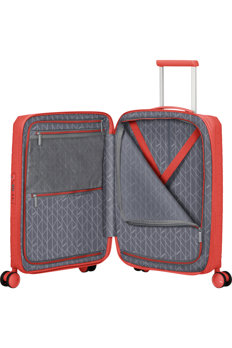 Valigia da Cabina Espandibile American Tourister Fastforward Spinner con TSA 55 cm Sunset Coral