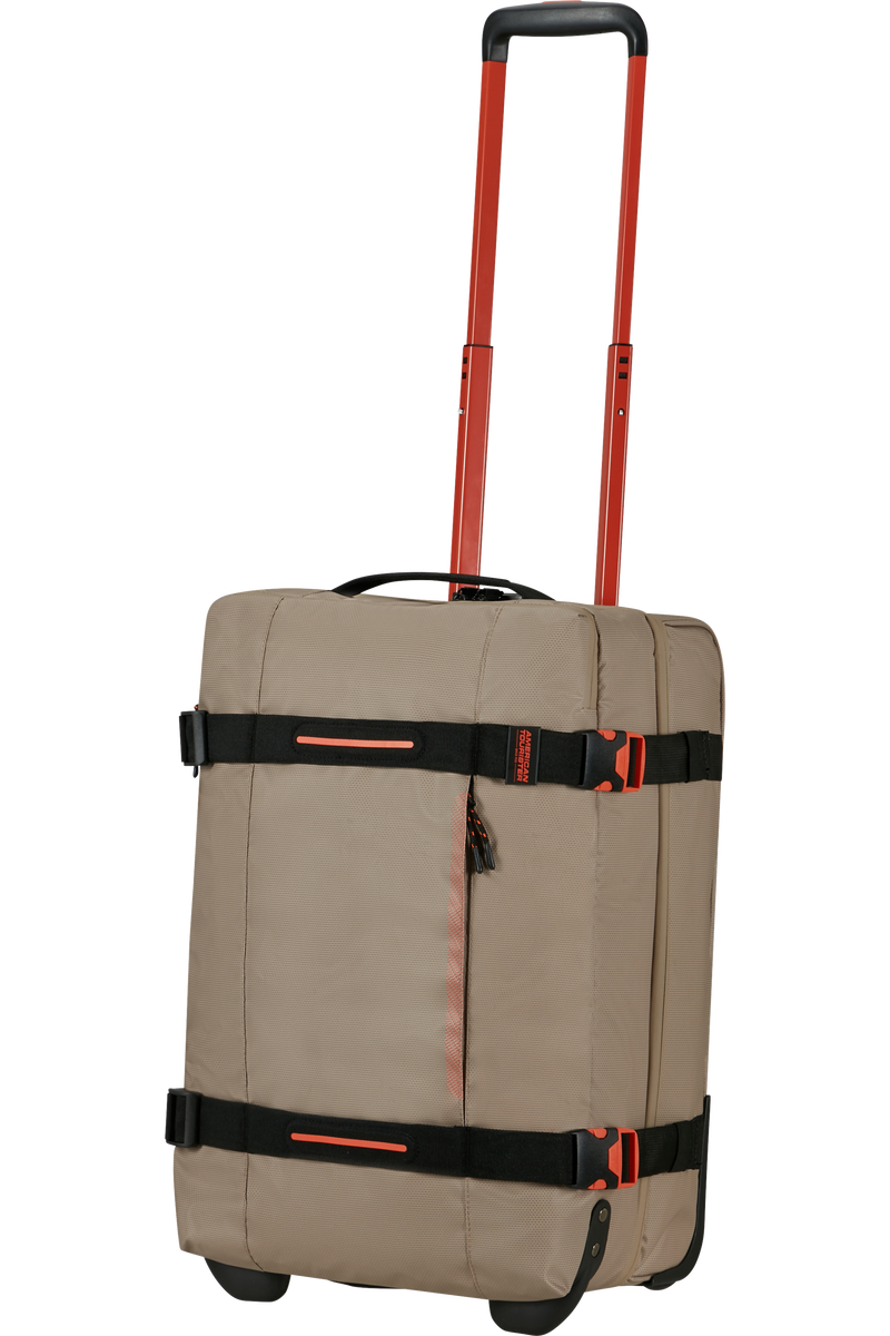 Borsone con Ruote American Tourister Urban Track S Coated Beige e Orange
