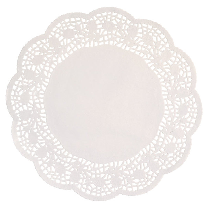 Pizzi Rotondi Bianco 22 cm - 28 pezzi