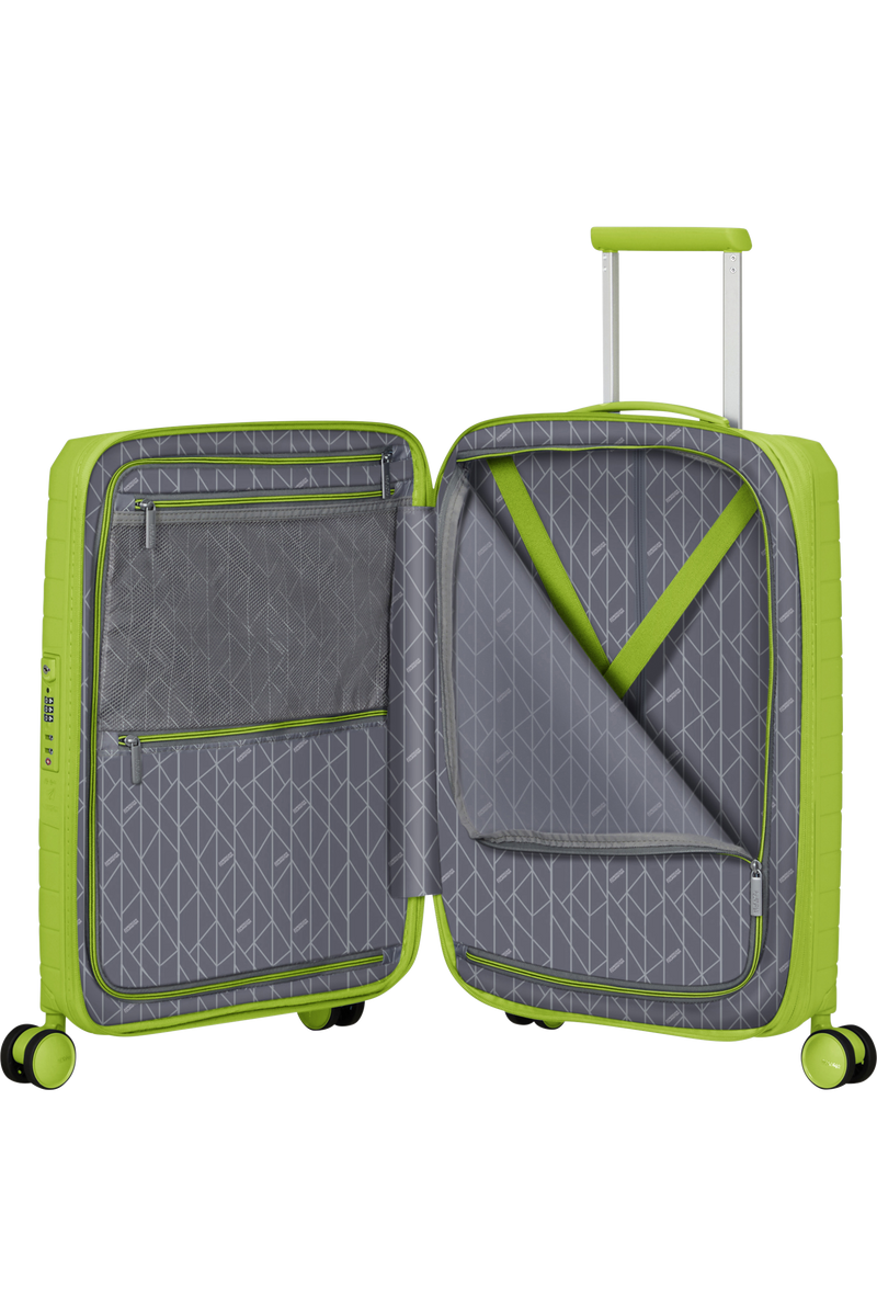 Valigia da Cabina Espandibile American Tourister Fastforward Spinner con TSA 55 cm Neon Lime