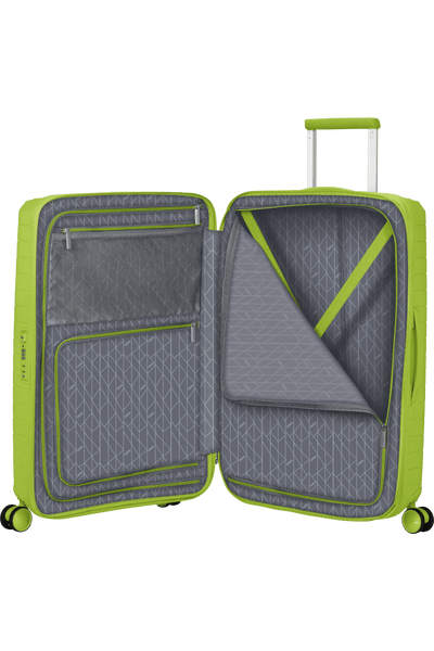 Valigia Media Espandibile American Tourister Fastforward Spinner con TSA 68 cm Neon Lime