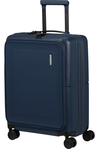 Valigia da Cabina Espandibile American Tourister DashPop Easy Access Spinner 55 cm con Porta PC 15,6'' Midnight Blue