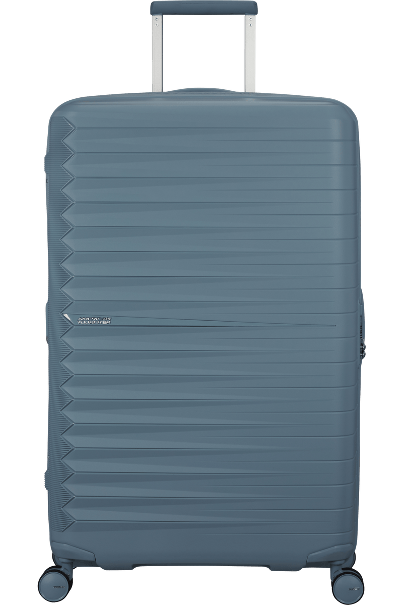 Valigia Grande Espandibile American Tourister Fastforward Spinner con TSA 78 cm Steel Blue