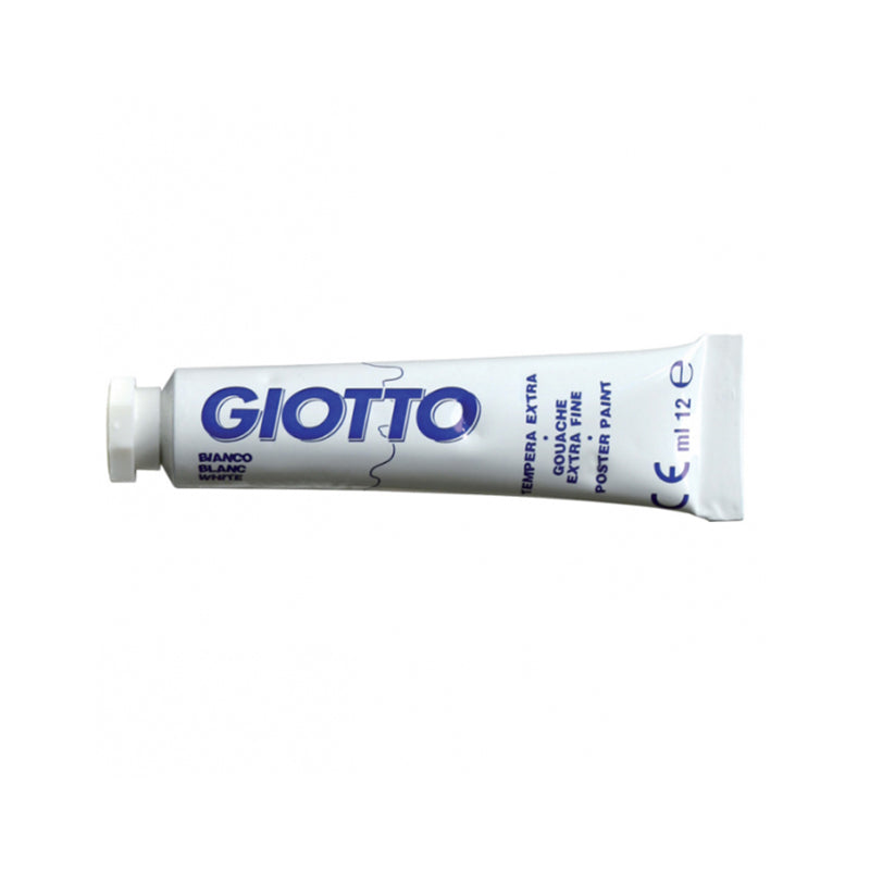 Tempera Pronta Giotto in Tubetto Bianco 12 ml