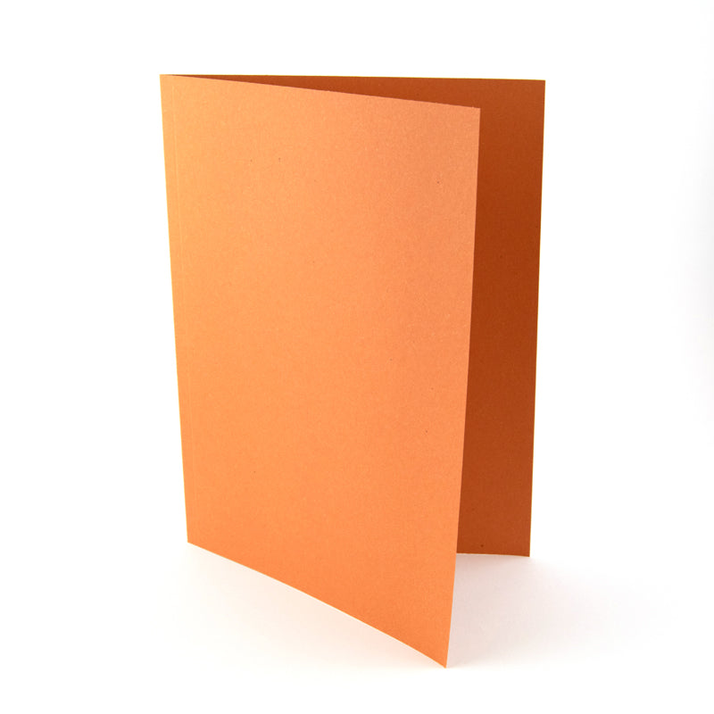 Cartelline Manilla Semplici senza Stampa 25 x 35 cm / Arancione / 25 pezzi