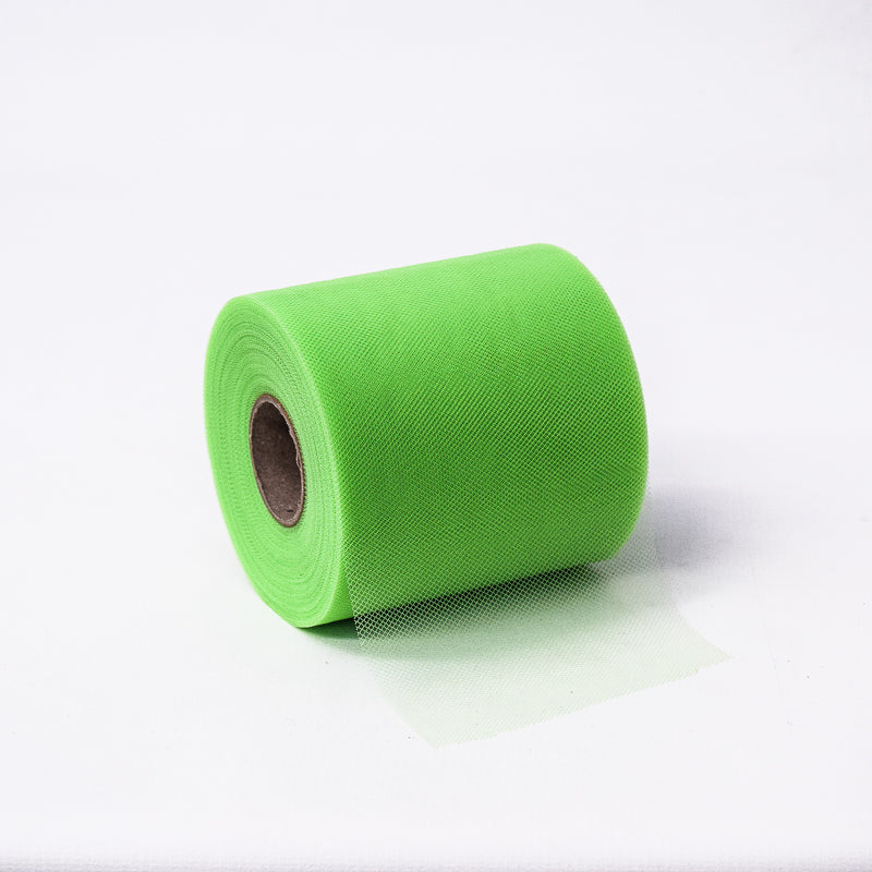 Nastro in Tulle Fine Verde Menta 10 cm x 50 mt