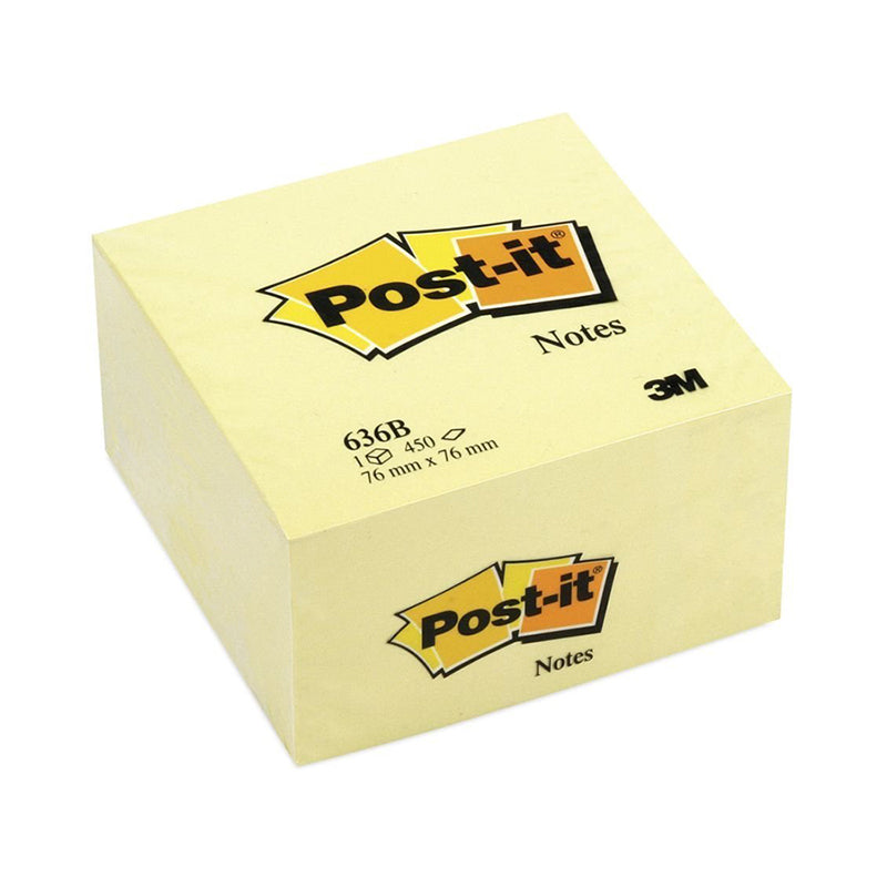 Cubo Post-It® 636-B 76 x 76 mm - 450 Foglietti