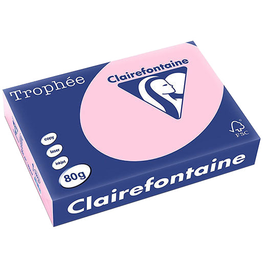 Risma Clairefontaine Trophe A4 G80 Ff500  Rosa