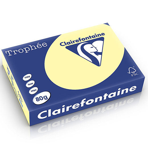 Risma Clairefontaine Trophe A4 G80 Ff500  Giallo