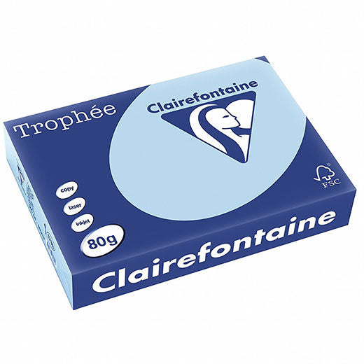 Risma Clairefontaine Trophe A4 G80 Ff500  Azzurro