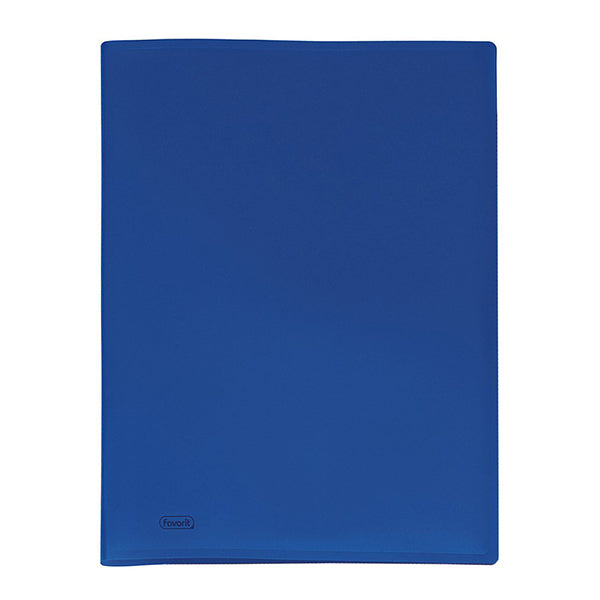 Portalistino Favorit Polipropilene Antiriflesso 22 x 30 cm / 40 Buste / Azzurro