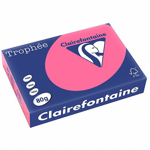 Risma Clairefontaine Trophe A4 G80 Ff500  Fucsia