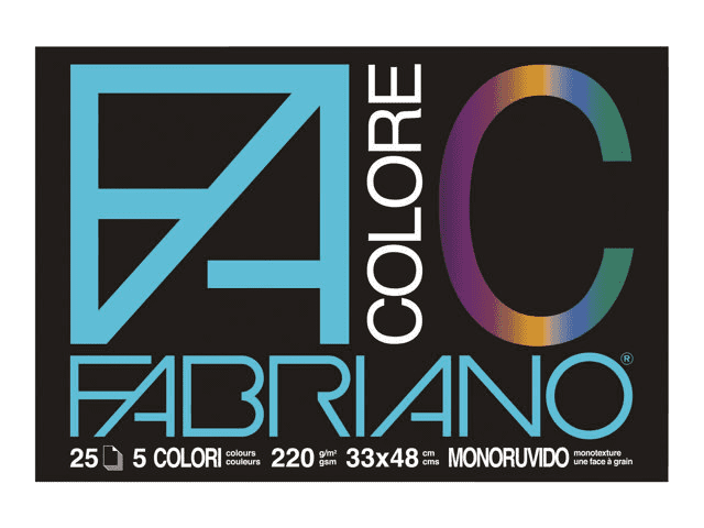 Album Disegno Fabriano Color 33X48 L/R Ff25