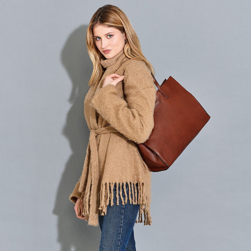 Borsa Shopping Grande The Bridge Mirra Nero e Oro