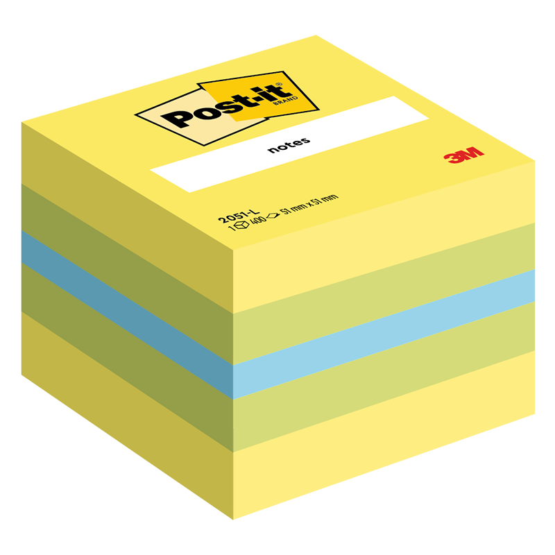 Cubo Post-It® 2051-L 51 x 51 mm - 400 Foglietti