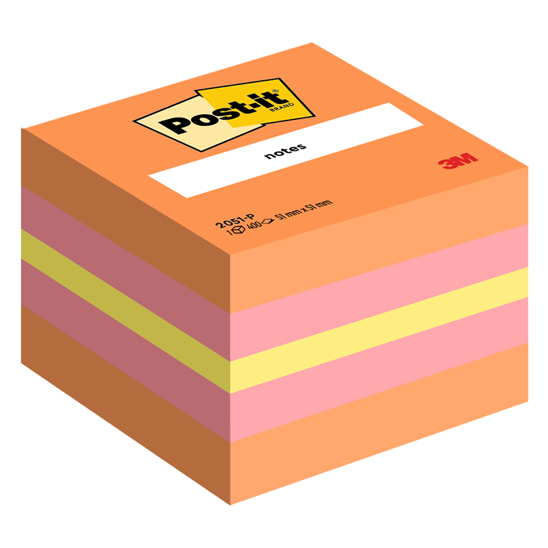 Cubo Post-It® 2051-P 51 x 51 mm - 400 Foglietti