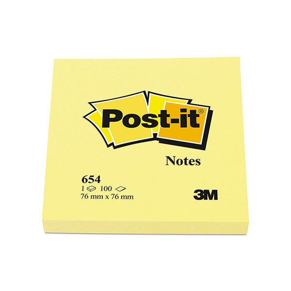Blocco 3M Post-It 76X76 Canary 654