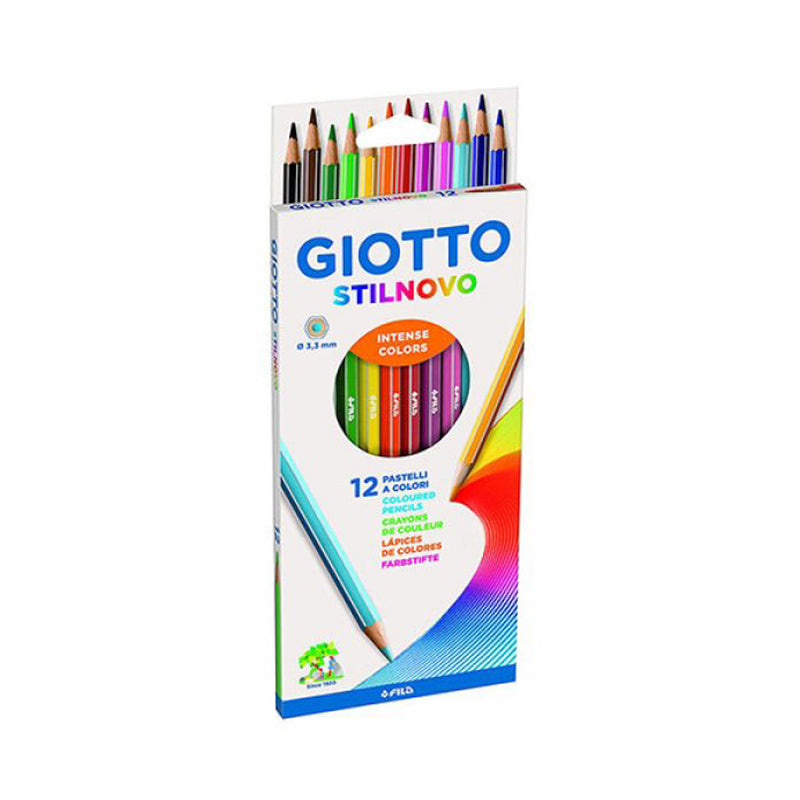 Pastelli Colorati Giotto Stilnovo - 12 pezzi