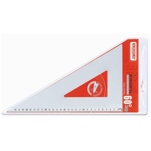 Squadra in Alluminio Arda Profil 60° / 30 cm