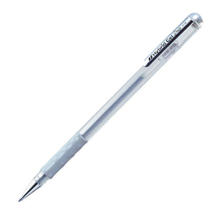 Pennarello Roller Pentel Hybrid Gel Grip Metallic Argento