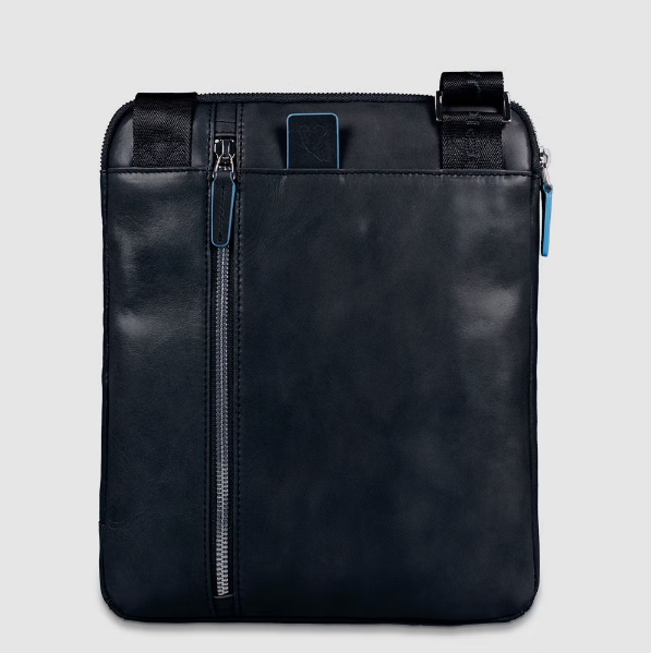 Borsello Piquadro Porta iPad con Doppia Tasca Frontale Blue Square Blu Notte