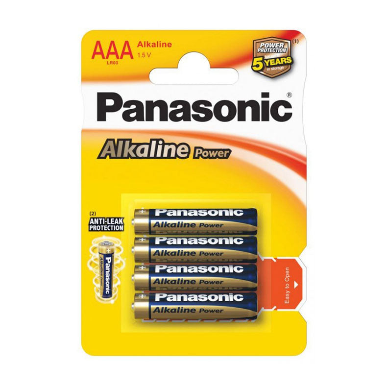 Pila Panasonic M/Stilo 1,5V Lr3 Aaa Alcalina Power Blister Pz.4