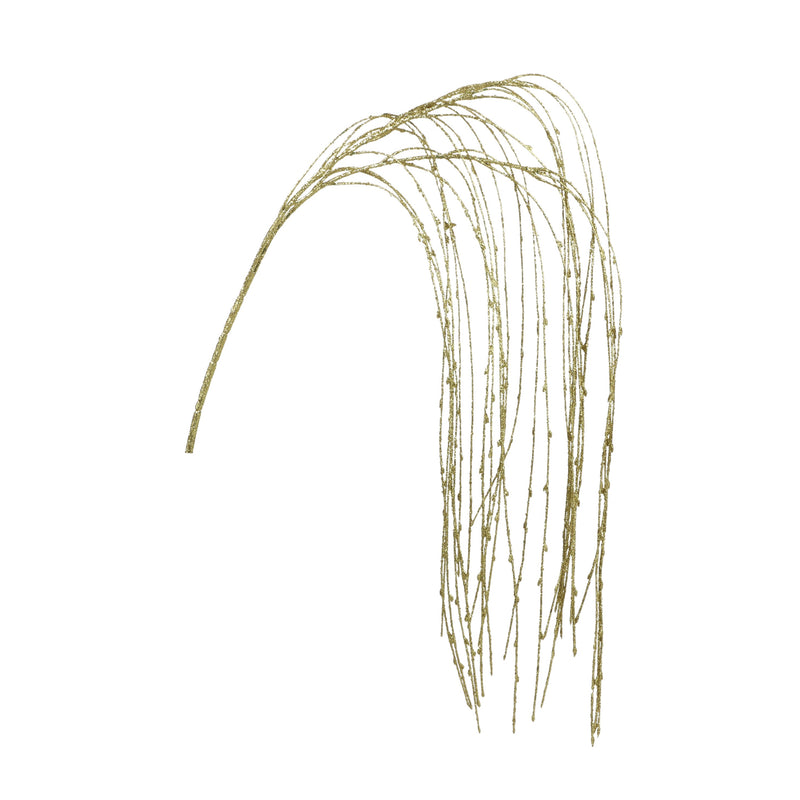 Ramo glitter cadente oro