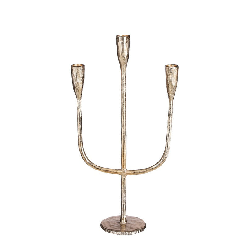 Candelabro in Alluminio Oro