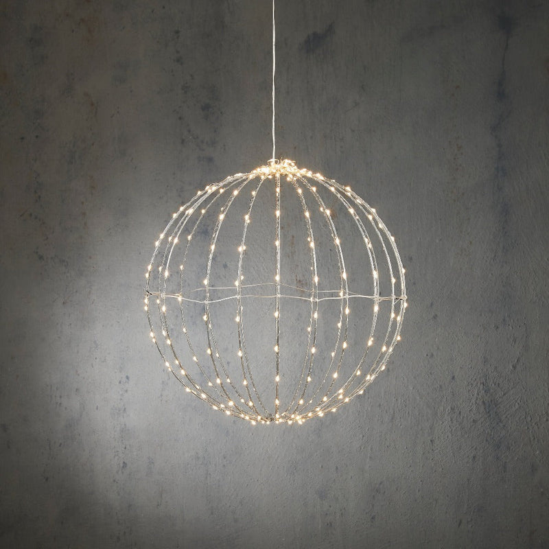 Sfera Luminosa 260 LED con Timer 40 cm Bianco Freddo