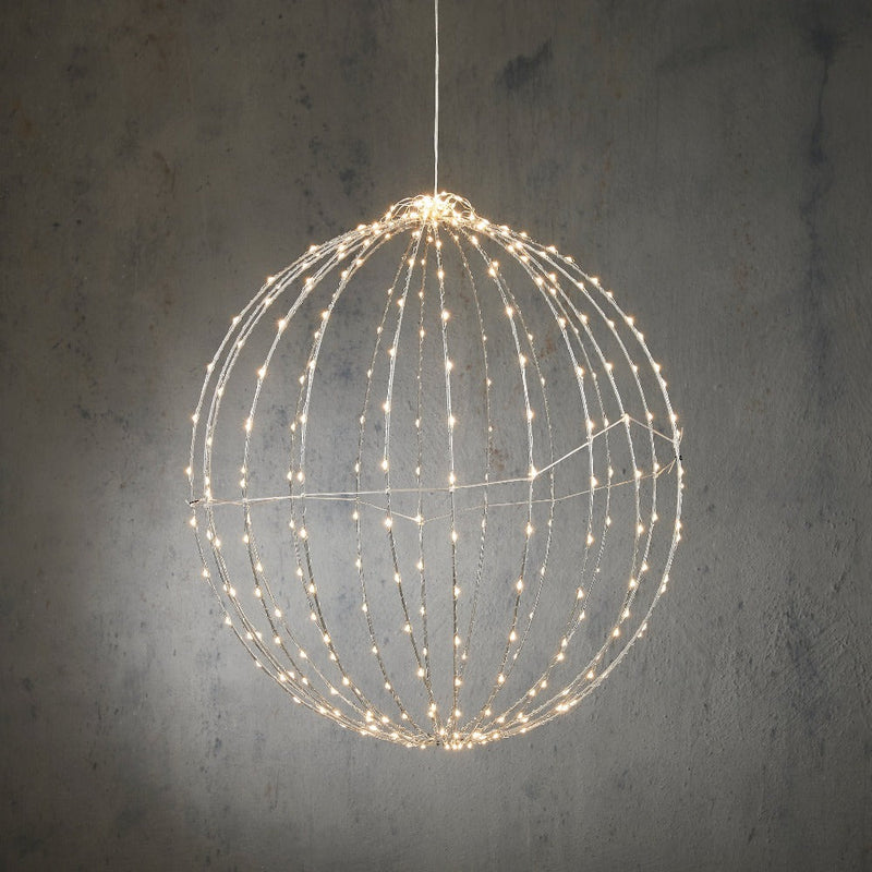 Sfera Luminosa 320 LED con Timer 50 cm Bianco Freddo