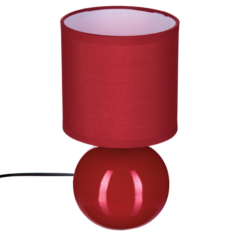 Lampada Baru con Cappelliera Cilindro Rosso 25 cm
