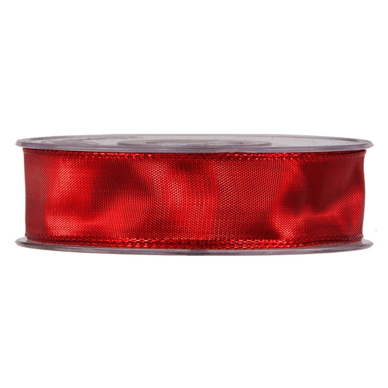 Nastro Lurex Mida Rosso 25 mm x 20 mt