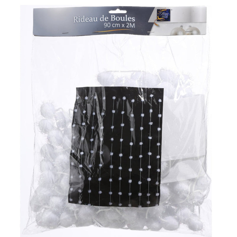 Tenda di Palline in Cotone 90 cm x 2 mt
