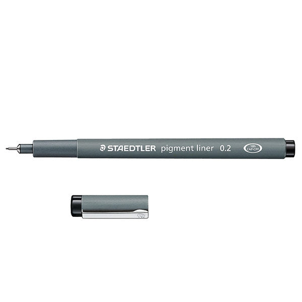 Pennarello Pigment Staedtler Liner con Tratto 0,2 mm Nero