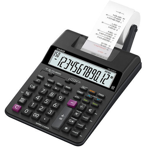 Calcolatrice Da Tavolo Scrivente Casio Hr-150 Rce 12 Cifre con Alimentatore