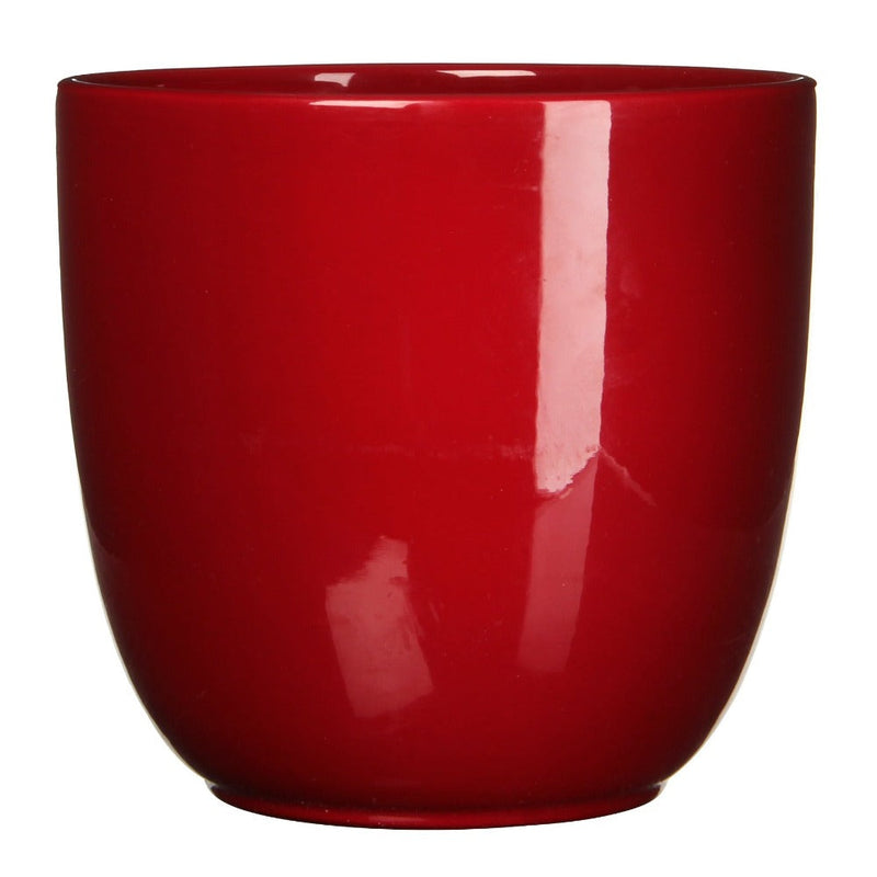 Vaso Ceramica Tondo 34,5 cm Rosso