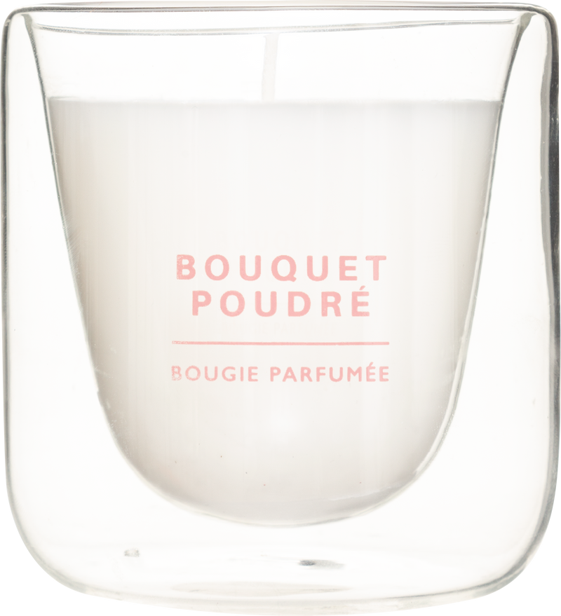 Candela Vetro 130 gr Boutique Poudre