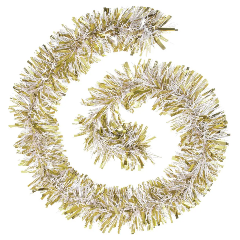 Festone in PVC Xmas 8 cm x 2 mt Oro
